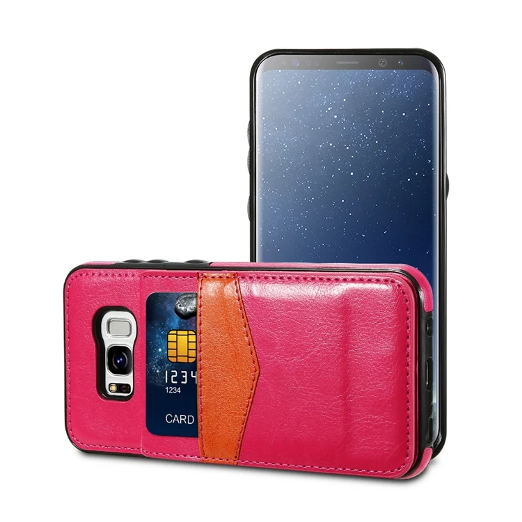 Hot Pink Kisscase кожа флип чехол для samsung Galaxy Note 9 S9 S8 плюс держатель для карт сзади флип-чехол для samsung S6 S7 Edge Кошелек Случаях чехол для samsung Galaxy S9 S8 плюс чехол для samsung Galaxy S7 S6 край Note 9 - Цвет: Hot Pink