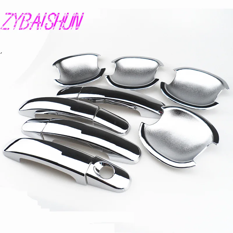 Хромированная крышка ручки двери ZYBAISHUN украшение для 2012 Ford Focus 2013 Kuga