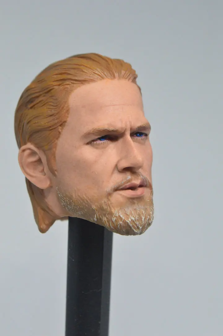 1/6 весы Сыны Анархии Charlie Hunnam звезда голова резные F 12 &quotМужской рисунок средства