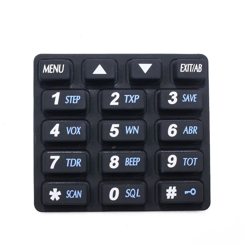 Оригинальные цифровые клавиши клавиатуры Baofeng 10 шт. для рации UV82 UV82plus радио с