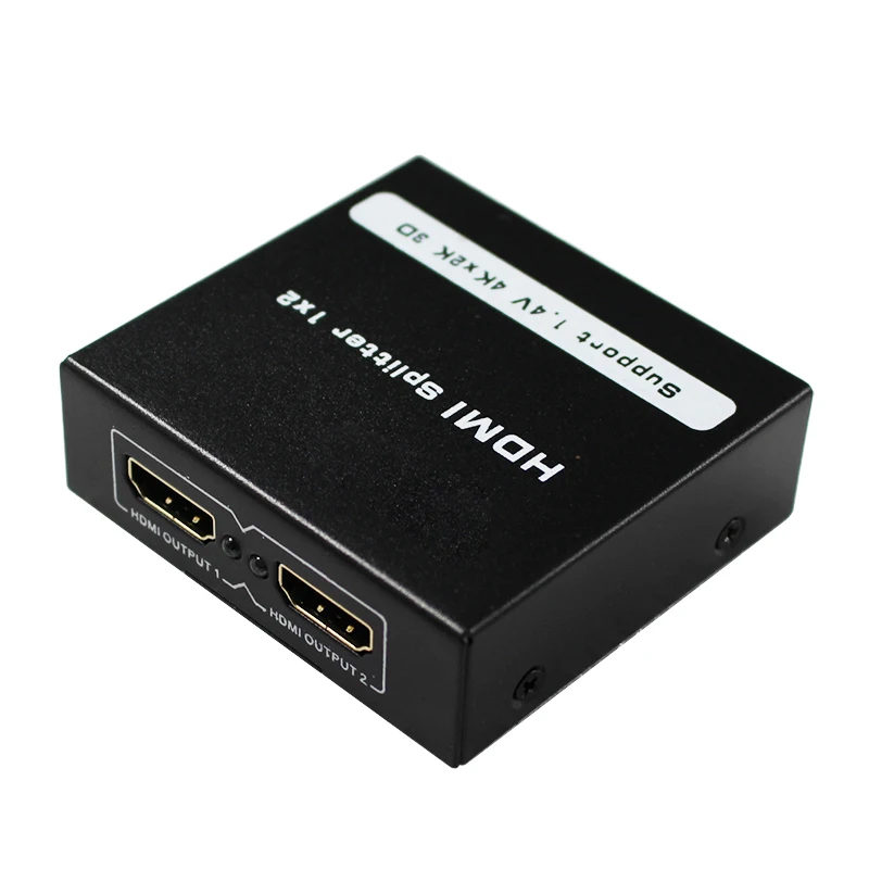 HDMI сплиттер 4K 3D Full HD 1080p видео HDMI коммутатор 1X2 1X4 двойной дисплей для HDTV DVD PS3 Xbox