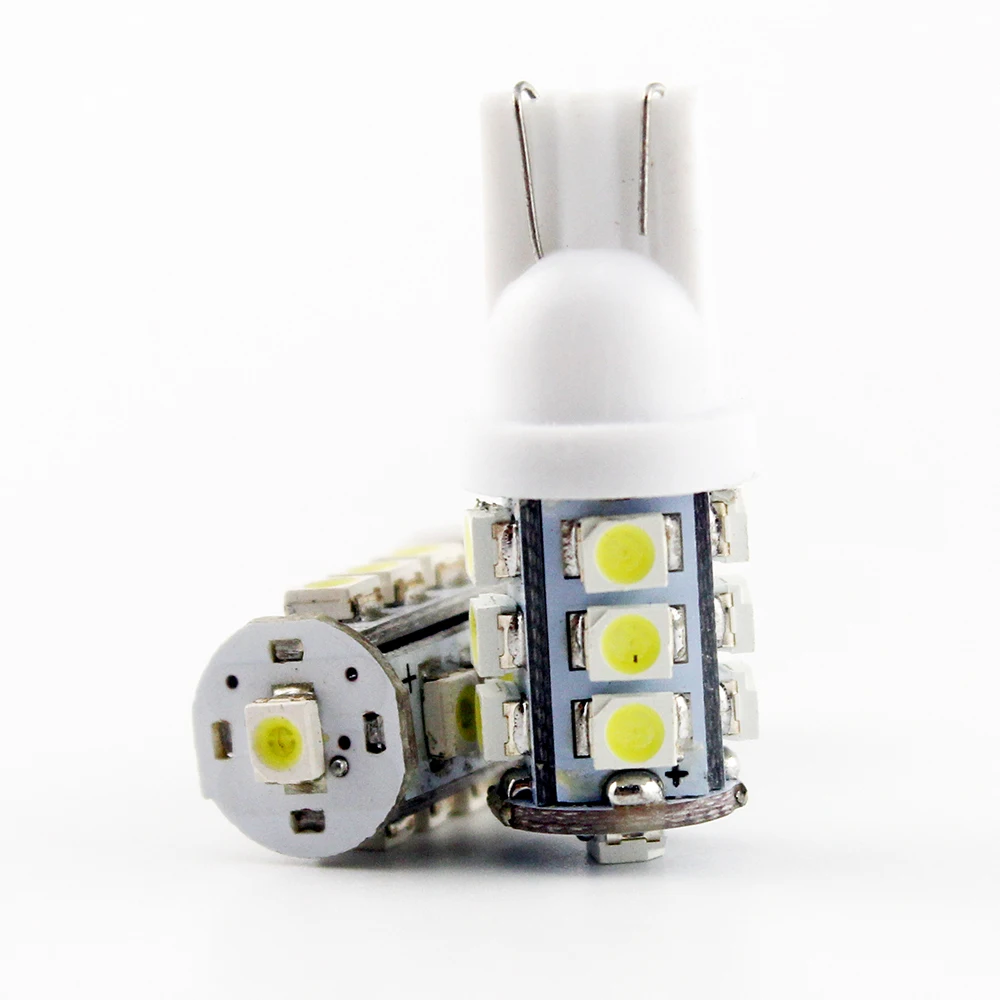 10/100/500 шт 24В T10 1210 13 SMD LED 80 лм лампы W5W 194 инструмент для чтения огни зазор