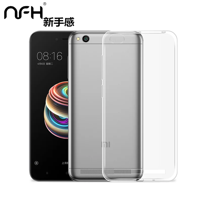 Чехол для Redmi 5A прозрачный мягкий силиконовый чехол из ТПУ Для Xiaomi Redmi5A