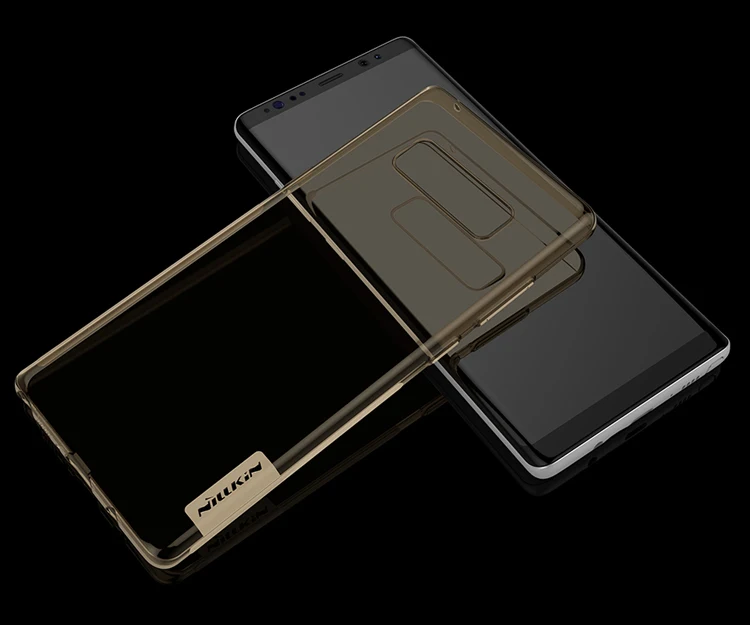 Для samsung Galaxy Note 8 Nillkin из искусственной 0,6 мм ультра тонкий чехол для телефона силиконовый чехол прозрачный чехол на телефон для samsung Note8 чехол