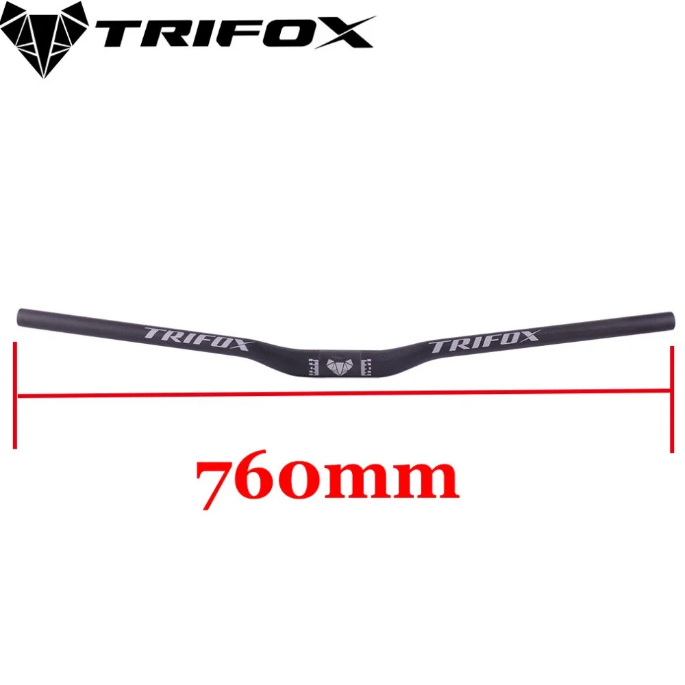 Carbon Fiber Total MTB Bike Riser Handlebars Suitable for 31.8mm Stem 740mmT700 3K matt bicycle handlebar | Спорт и развлечения