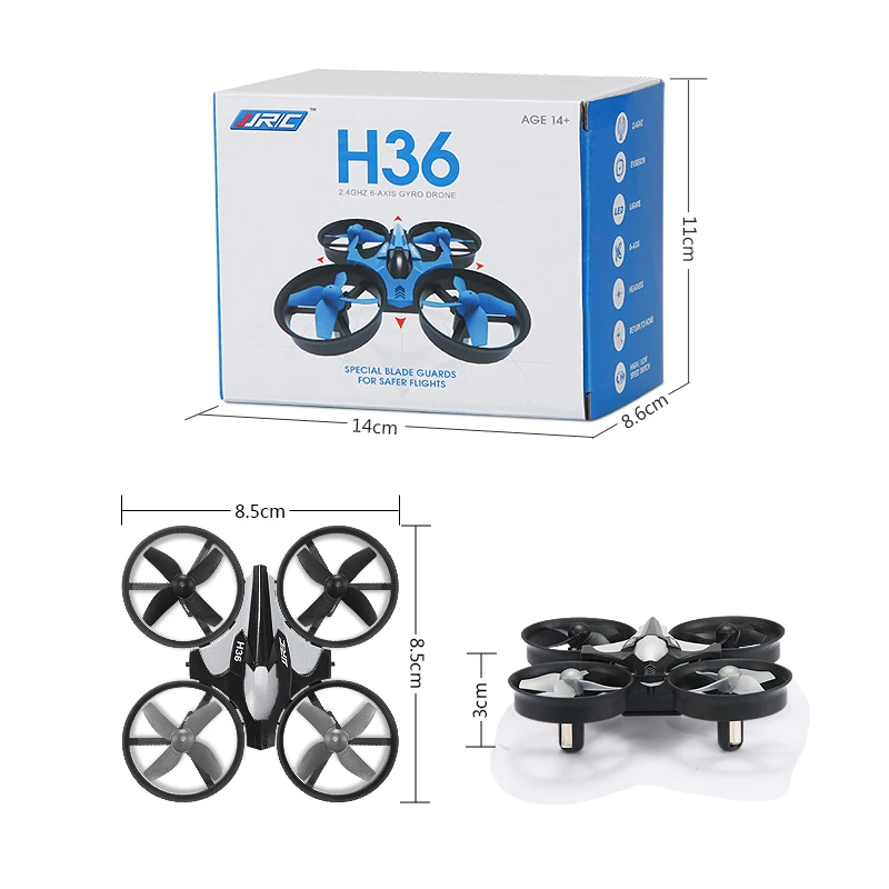 Новейший мини Дрон JJRC H36 6 осевой Радиоуправляемый микроквадрокоптер с