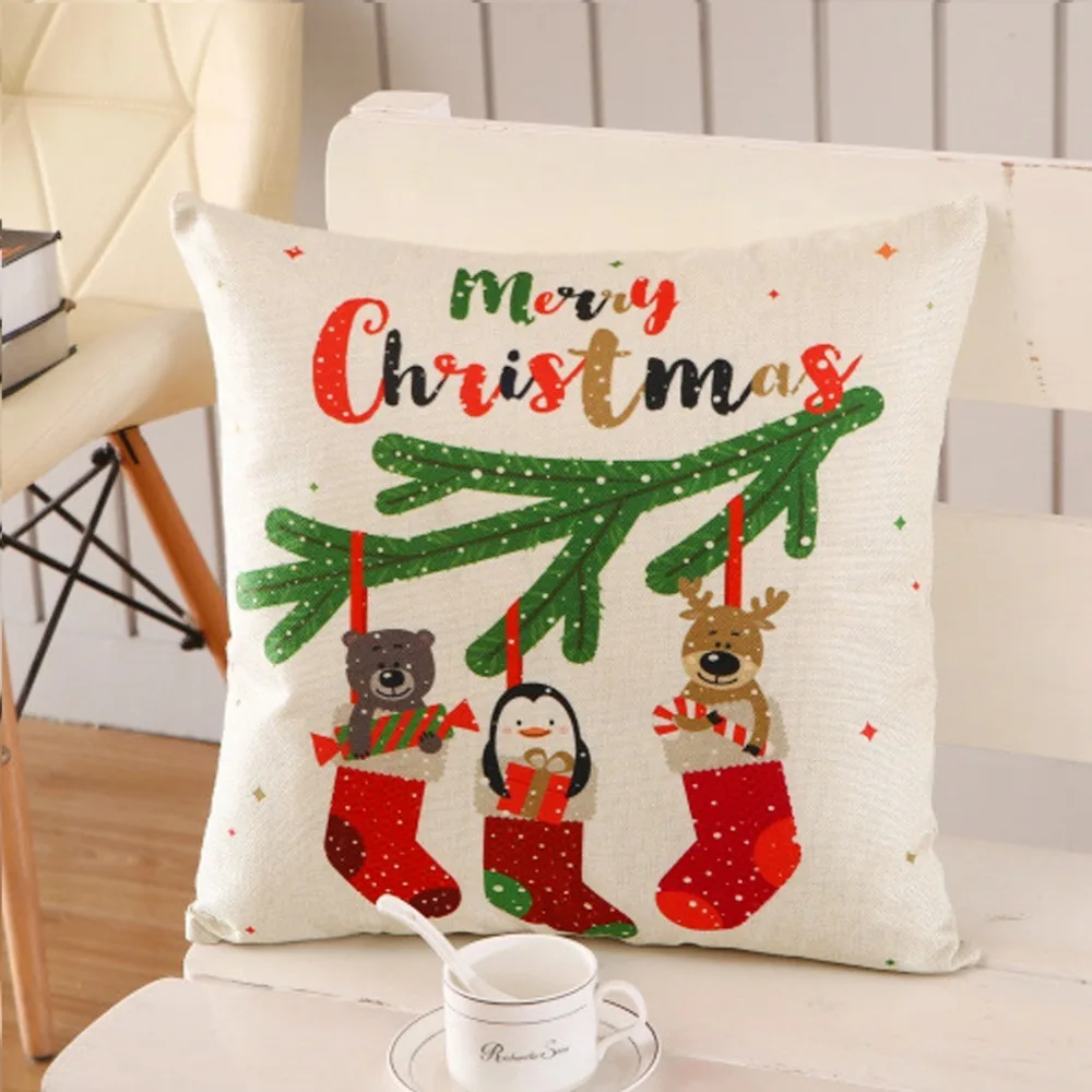 Frigg Merry Christmas наволочки для дивана декоративные подушки Авто Рождественская