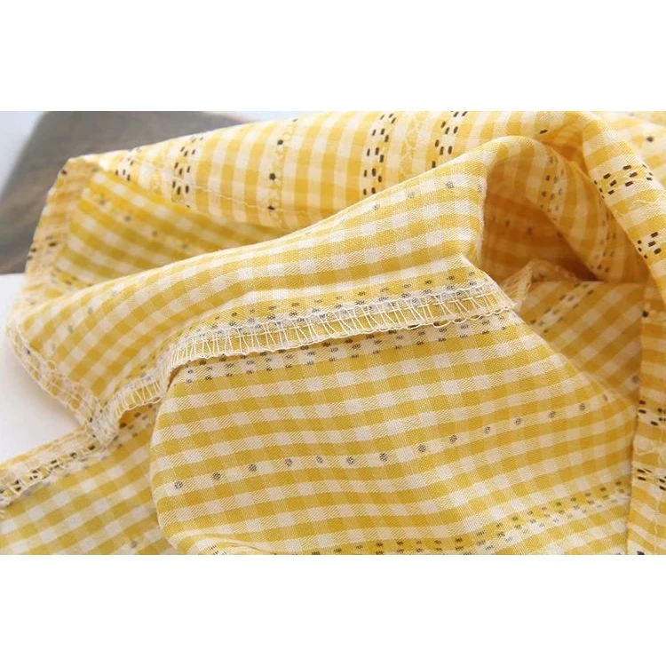 

PLUS SIZE Women Short Sleeve Plaid t shirt Pullover Button Cute Shirts