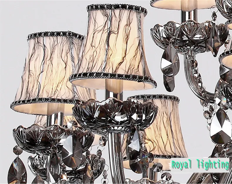 Подвесная люстра для столовой светодиодная Античная лампа кафе винтажная серая