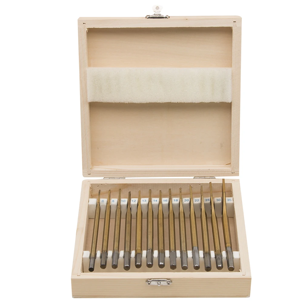 13 шт. шестигранный хвостовик с титановым покрытием древесина плоское сверло для