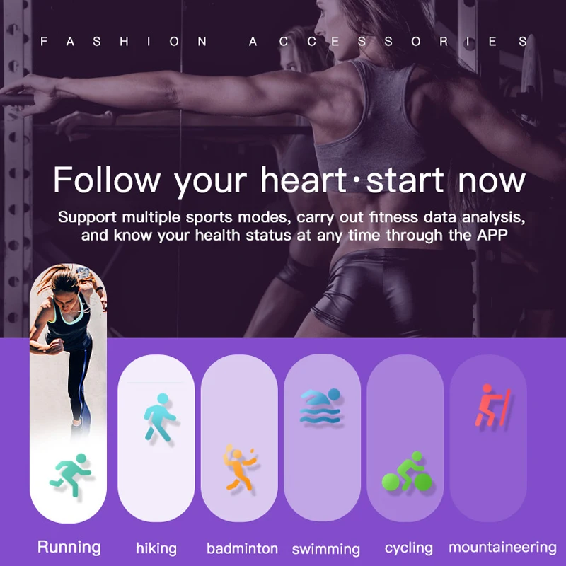 TWK Смарт часы для женщин Роскошные сердечного ритма приборы измерения