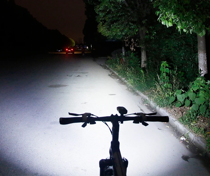 

Two Lights LED Bicycle Front Lights Bike Handlebar MTB Biking Cycling Light Set USB Rechargeable Headlight Lamps COB Highlight