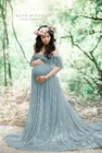 2020 платье со шлейфом для беременных Фотография реквизит платье для беременных Фотография Одежда для фотосессии платье для беременных Кружевное платье макси