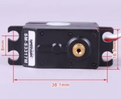 Пружинный RC Аналоговый сервопривод Φ 2 9 кг/27g 24T Hitec с металлическими шестернями