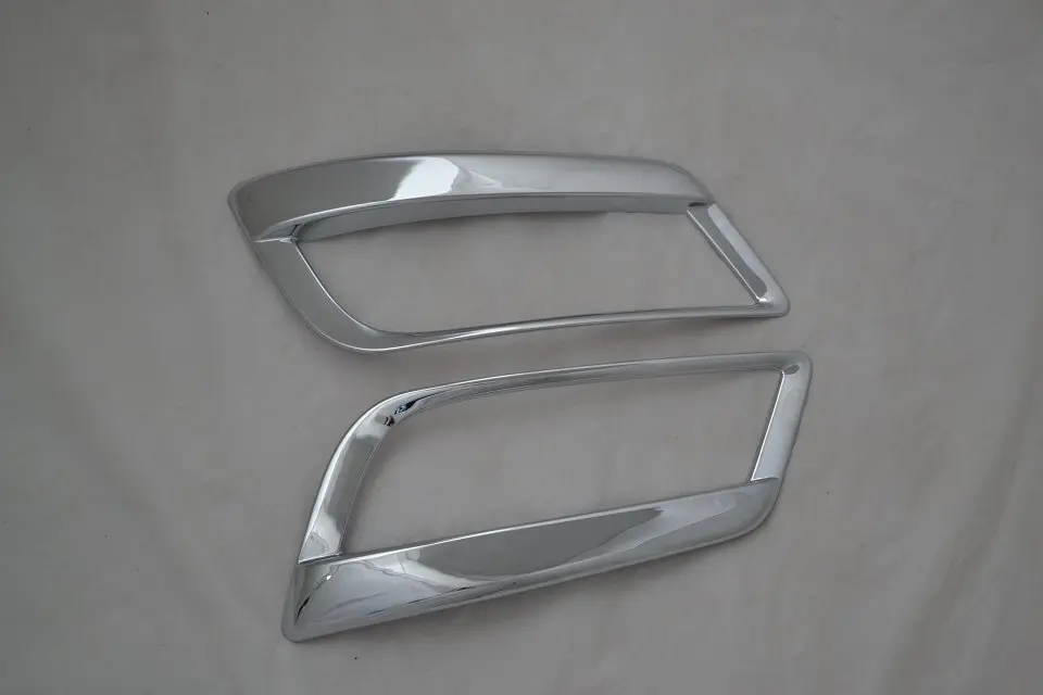

2PCS Car-styling ABS chrome rear fog lamp cover FOR 2014-17 Ha/ma S5 auto fog light trim plastic plating cover stickers