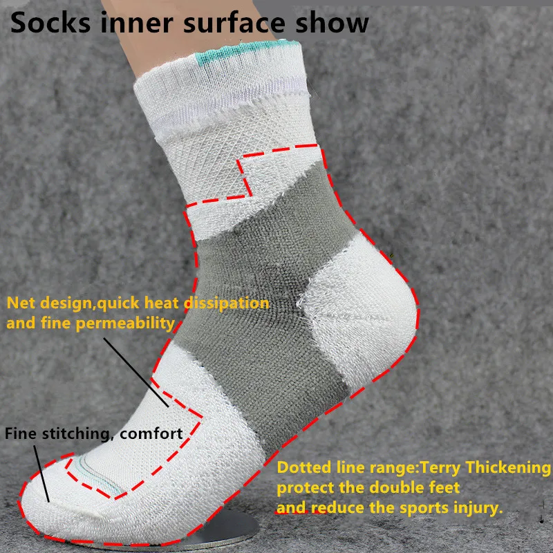 1 пара женские носки для тенниса бадминтона хлопковые спортивные занятий спортом