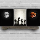 Хэллоуин настенные художественные плакаты и принты, жуткий домашний декор, креативное искусство, холст, картины, вечерние украшения на Хэллоуин