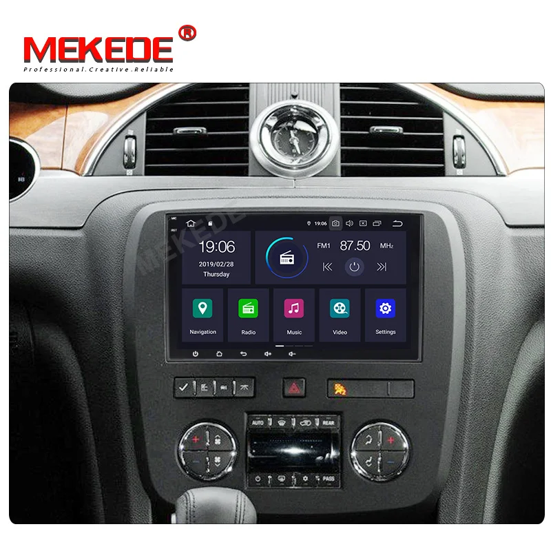 MEKEDE ips экран DSP Android 9,0 Автомобильный мультимедийный dvd gps плеер для GMC Chevrolet Chevy Yukon Sierra Tahoe Acadia Suburban