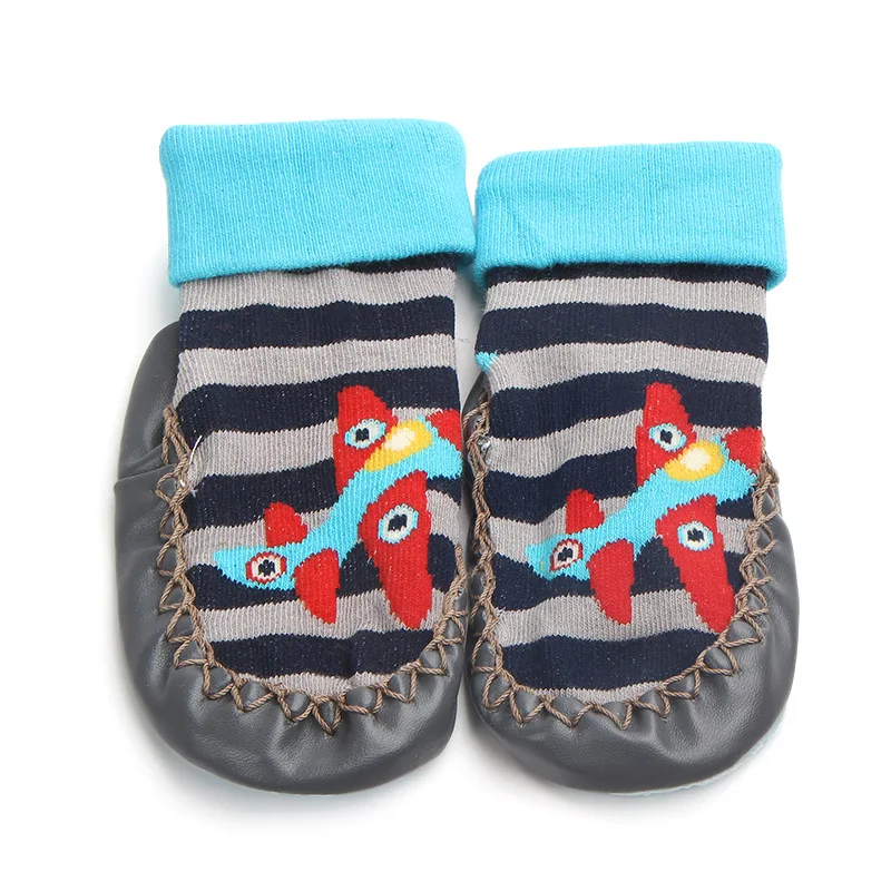 Baby Toddler Anti-slip Long Tube Sock Floor Socks Kids Girl Boys High Top Booty Shoes Soft Warm Cartoon Moccasins Slippers | Детская