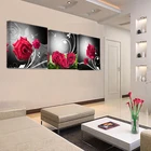 Безрамная настенная картина, роза, цветок, холст, живопись, домашний декор, картина для гостиной, настенная картина P130