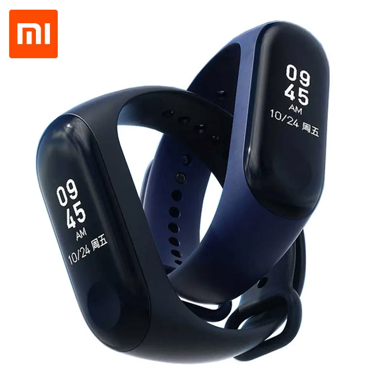 Оригинал Xiaomi Mi Группа 2 MiBand Смарт Браслет Фитнес-Трекер Heart Rate Monitor OLED Дисплей для