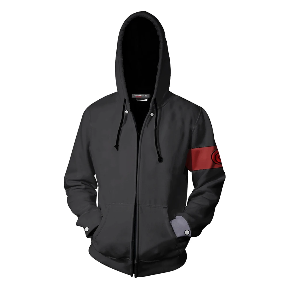 Anime Hoodie Sweatshirt Uzumaki Cosplay Costumes Men Sweatshirts Zip Up Jacket Coat Tracksuits Hoodies | Мужская одежда
