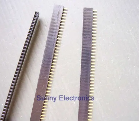 

40 Pin 2.54 mm Single Row Female Pin Header 80pcs Free Shipping
