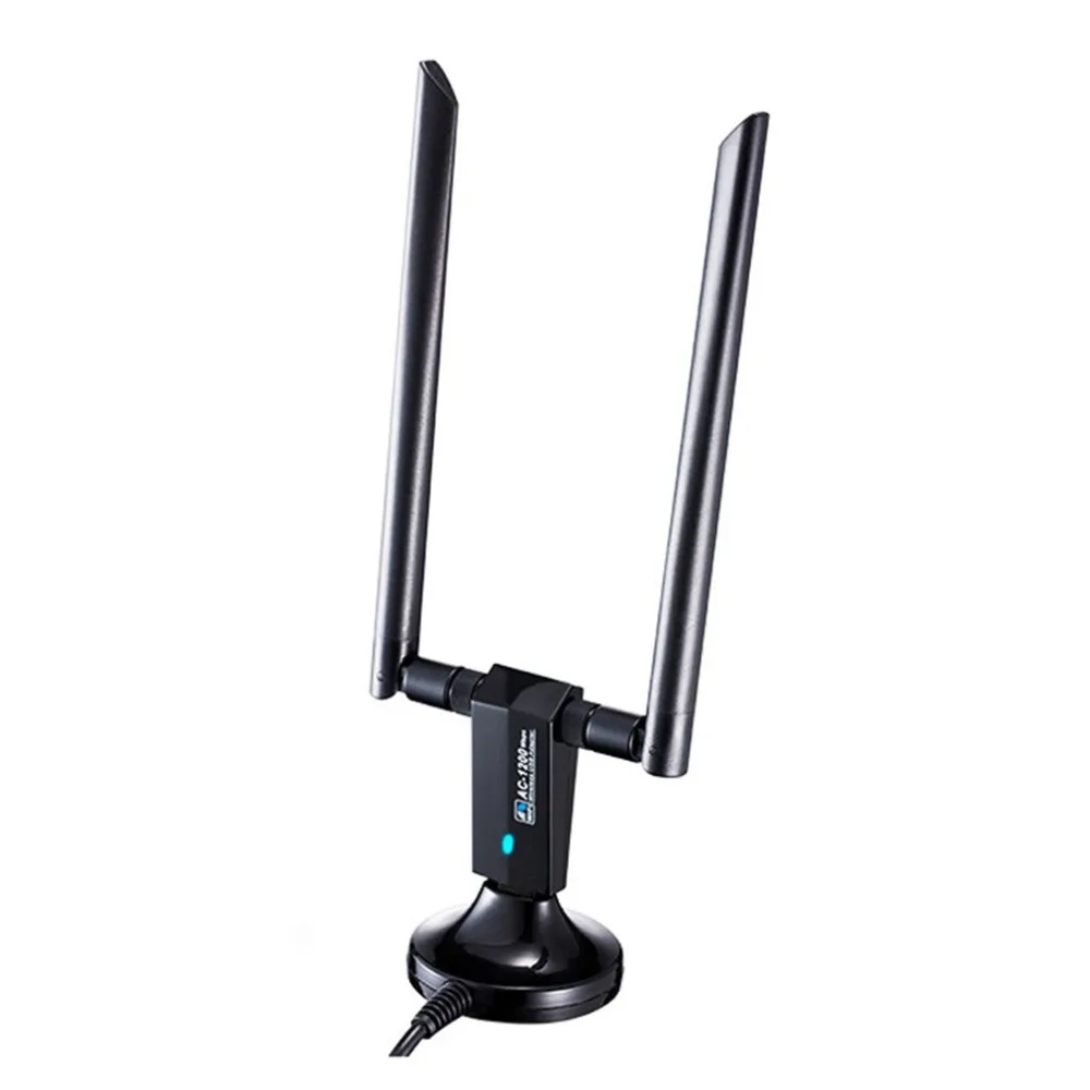 1200 Мбит/с длинный диапазон двухдиапазонный 5 ГГц беспроводной USB 3,0 WiFi сетевой адаптер антенны для домашнего офиса Настольный ноутбук ПК