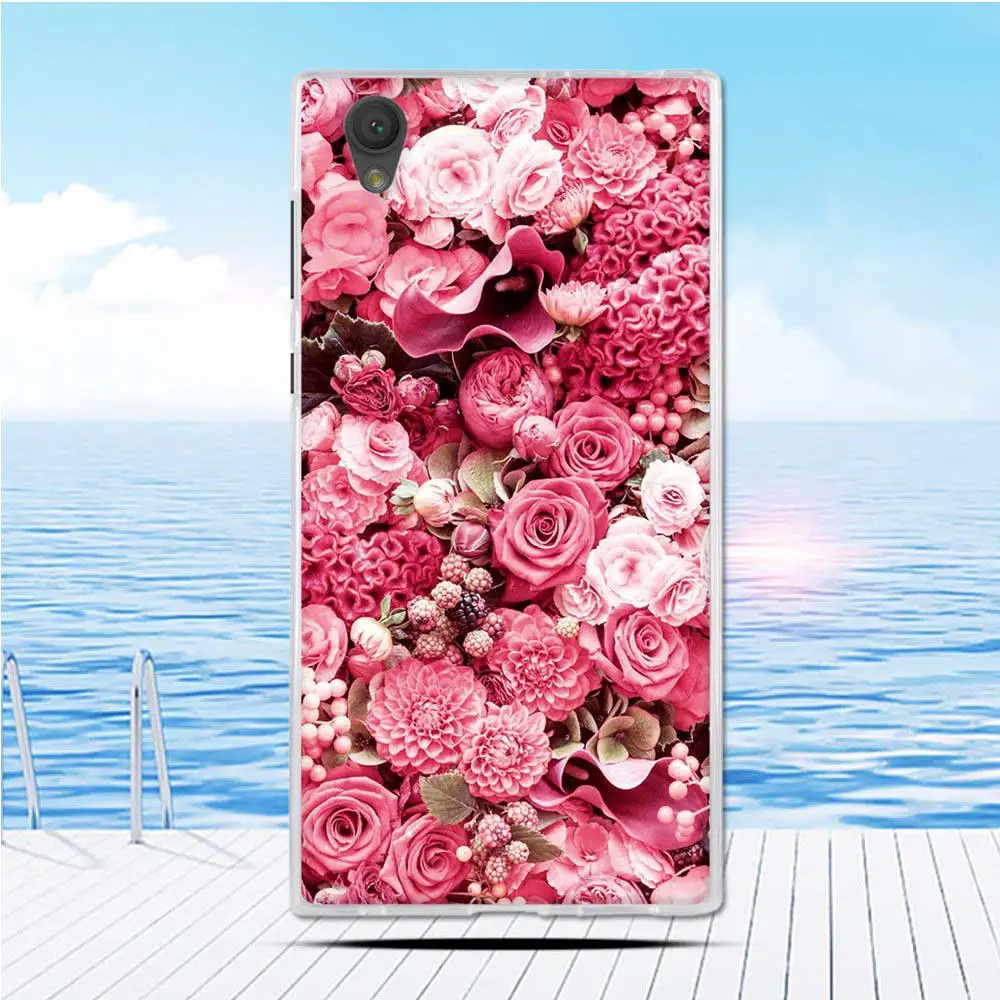 TPU For Sony Xperia L1 Case Cover Soft Silicone Phone Back Capas Bags E6 G3311 G3312 G3313 | Мобильные телефоны и