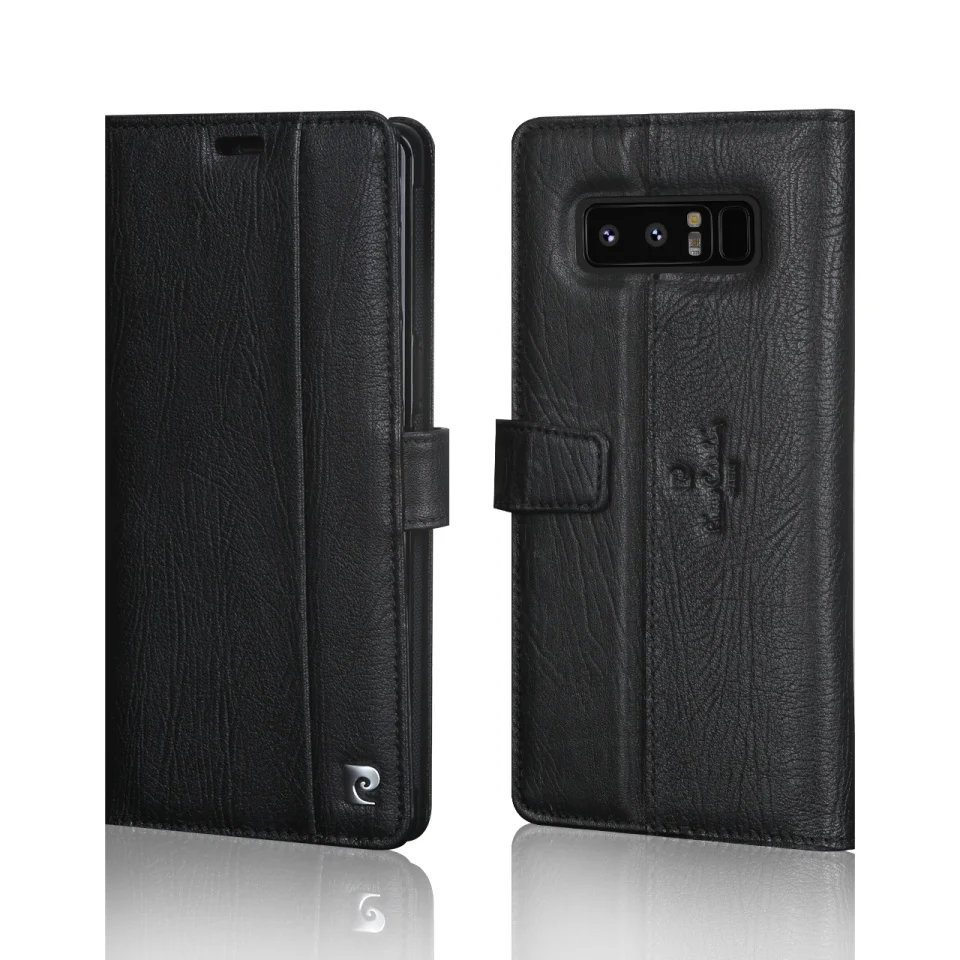 Чехол-книжка Pierre Cardin из натуральной кожи с магнитной застежкой для samsung Galaxy Note 8, роскошный чехол-кошелек, чехол-держатель для карт, телефона, Funda