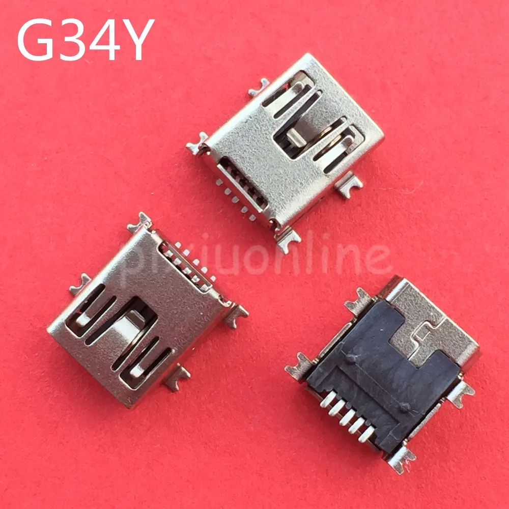 Мини USB 5pin гнездовой разъем G34Y 10 шт. 4 фута для зарядки хвоста мобильный телефон