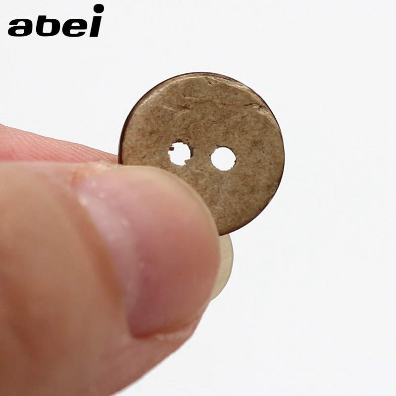 Натуральные кокосовые пуговицы 100 шт./лот 11 мм аксессуары для шитья одежды своими