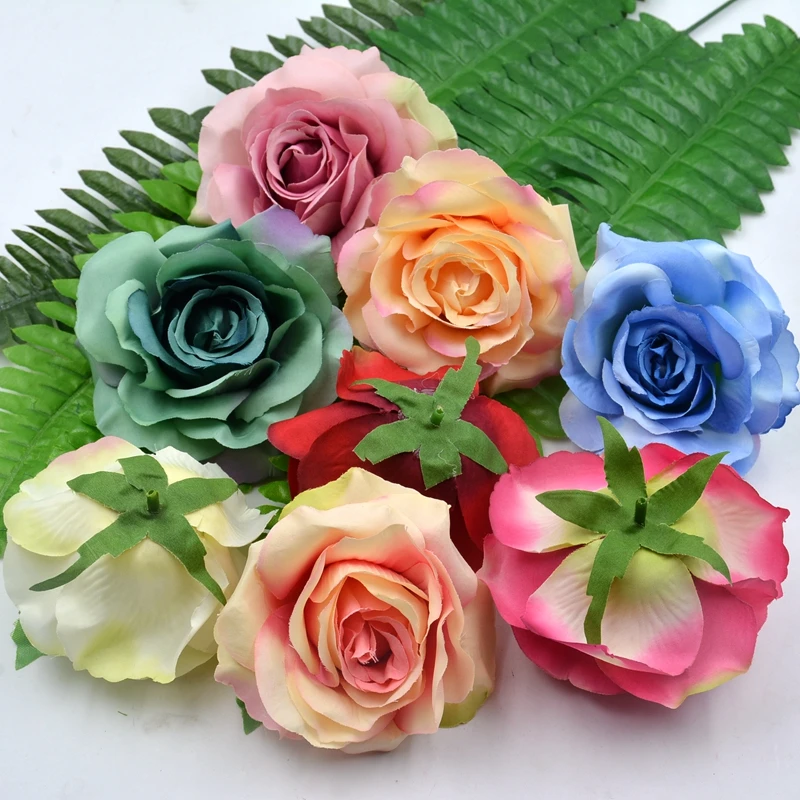 3 шт. качественная шелковая Роза искусственная цветок свадебное платье украшение