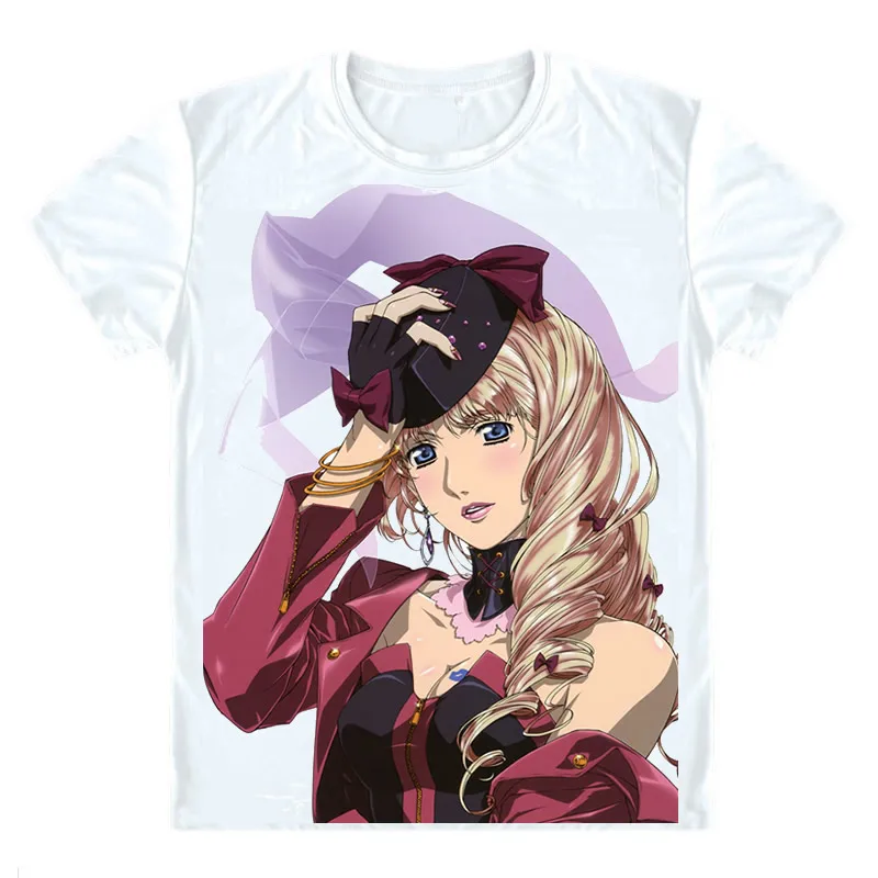 Футболки Macross Frontier рубашки с коротким рукавом в разных стилях Makurosu Furontia Sheryl Nome