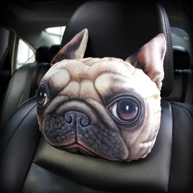 Автомобильные принадлежности в новом стиле с 3D рисунком подголовник