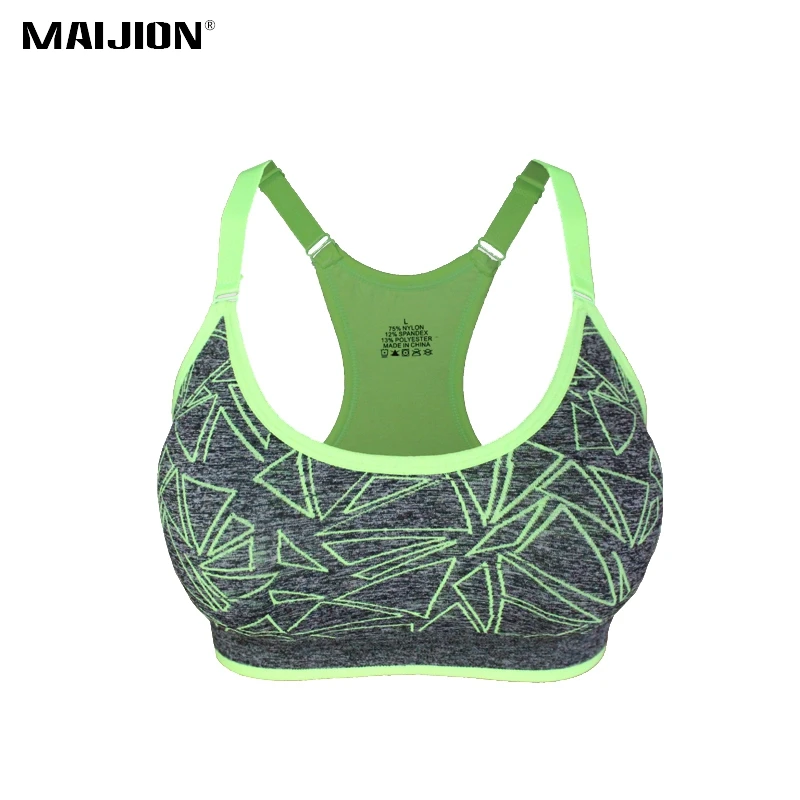 Женский Быстросохнущий жилет MAIJION спортивный бюстгальтер с регулируемыми