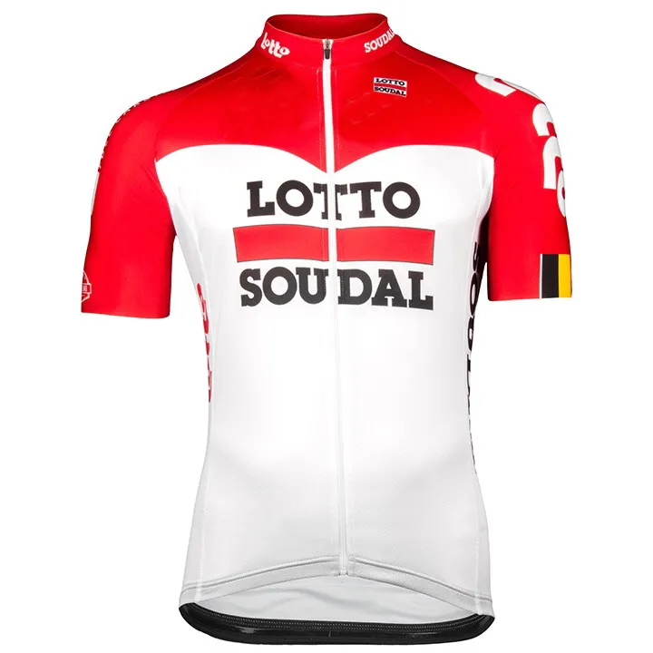 

2018 Lotto Soudal Men's Only Cycling Jersey Short Sleeve Bicycle Clothing Quick-Dry Riding Bike Ropa Ciclismo