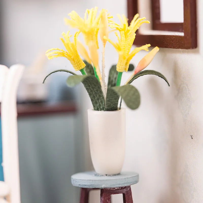 3D Кукольный дом сделай сам деревянный кухонный миниатюрный кукольный домик Jos