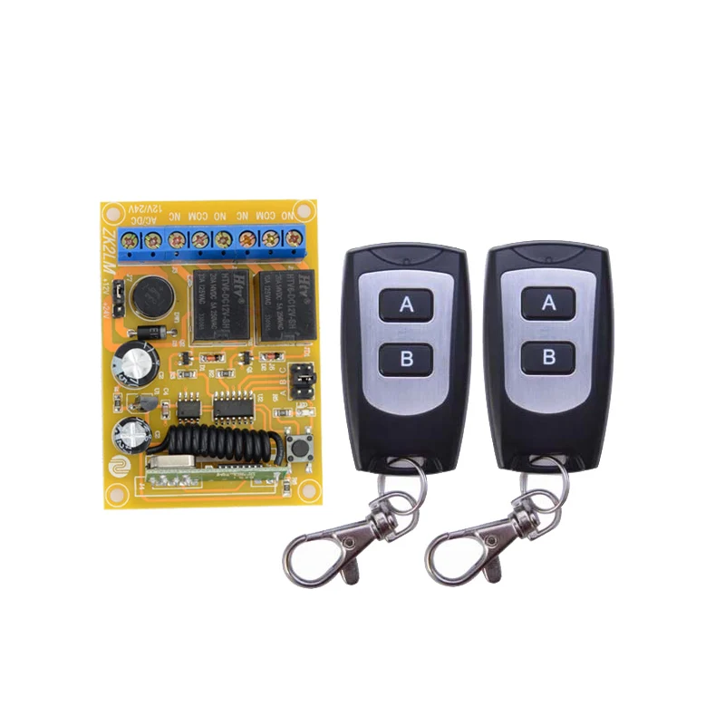 DC12V 24V Wireless Switch 2CH Remote Control Switches 10A Relay Receiver With 2PCS Transmitter | Обустройство дома