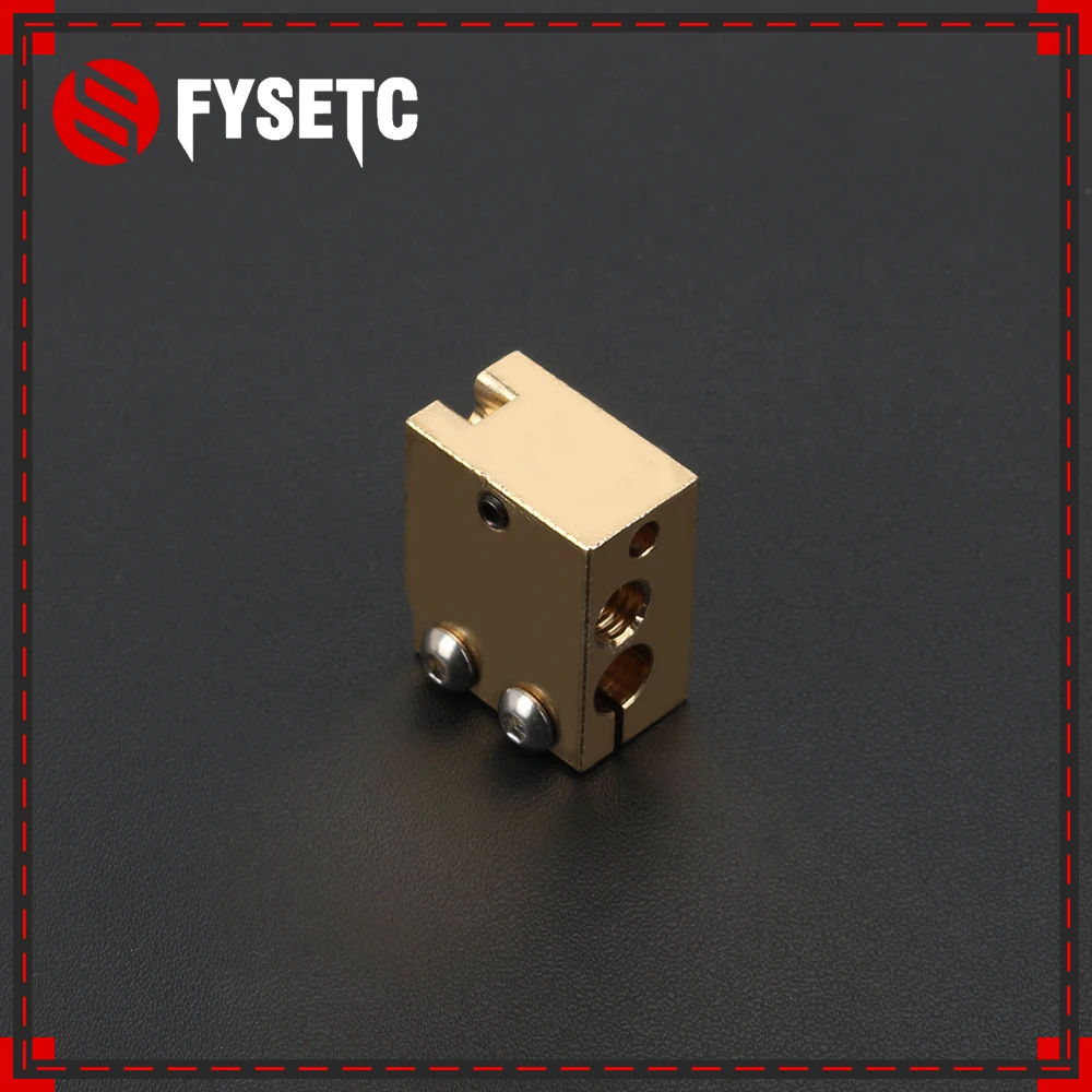 Высокая Температура H59 Медь нагревательный блок Volcano для E3D HOTEND Совместимость PT100