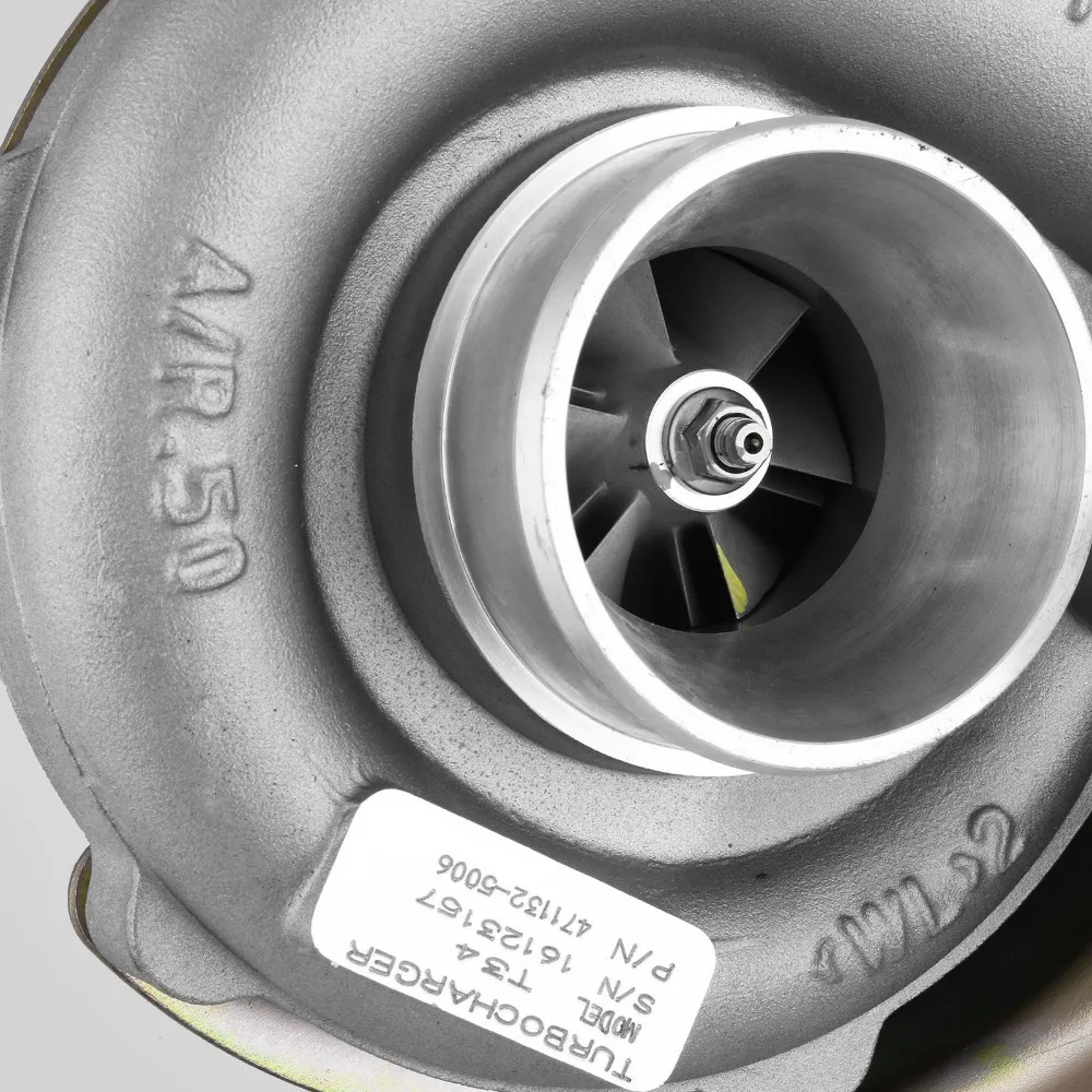 T04E T3/T4 Turbo узел турбокомпрессора компрессор 350+ hp w/внутренняя перегородка v-ленточный лошадиных сил рейтинги воздушного потока возможности