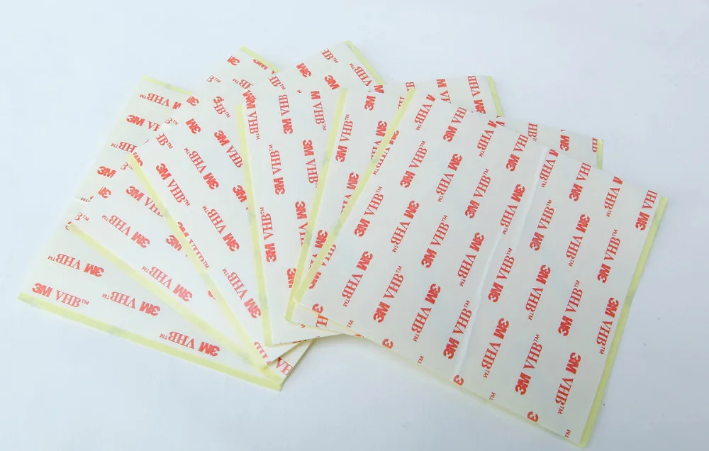 

5 sheets 10cmx10cmx0.4mm 3M VHB 4920 Acrylic Foam Double Sided Tape Sticker White