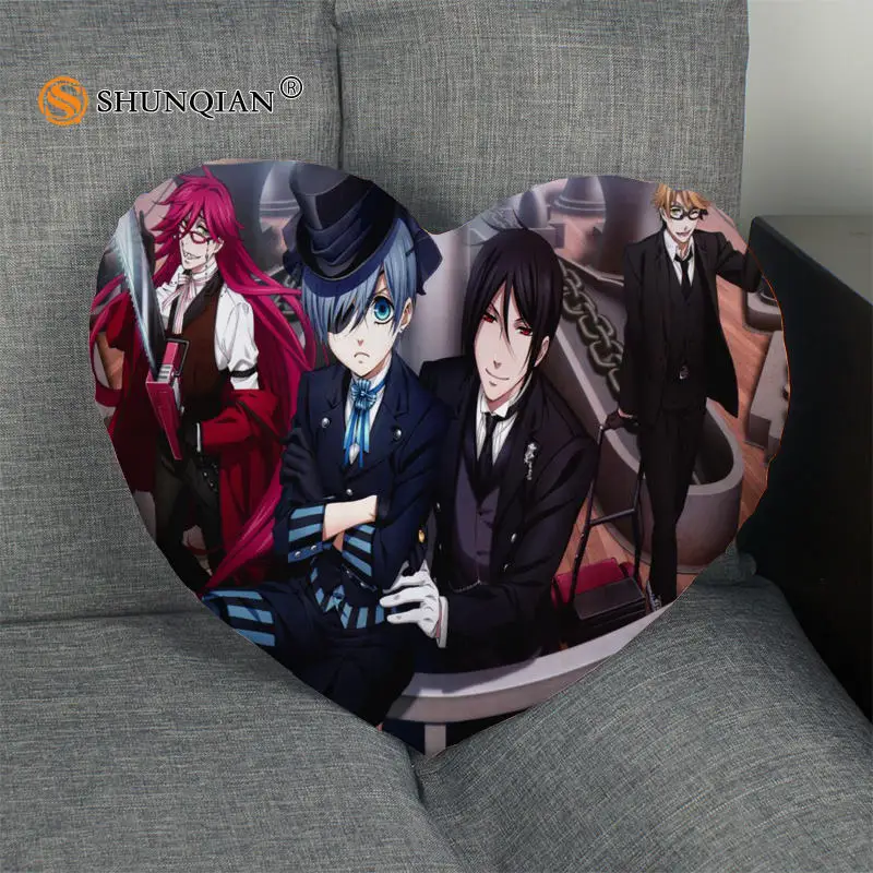 Горячая Распродажа сапоги для косплея Темный дворецкий сердце Форма Наволочка