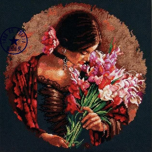 Высокое Качество Премиум Прекрасный Счетный крест набор летний аромат девушки и