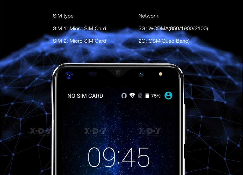XGODY mate 20 Мини-смартфон 5," 18:9 Android 9,0 Face ID 1 Гб+ 16 Гб четырехъядерный мобильный телефон 2500 мАч 3g Две sim-карты 5Мп мобильный телефон