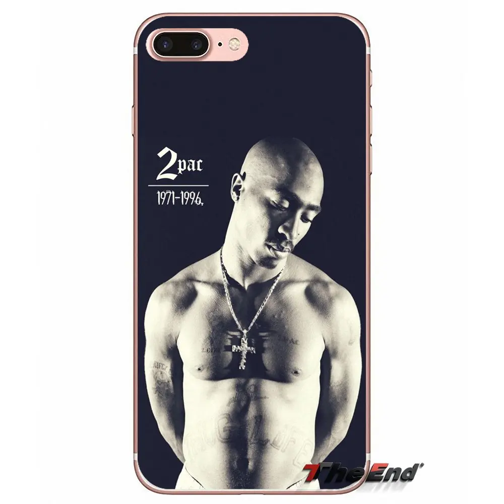 TPU Чехлы 2Pac Tupac Amaru Shakur Makaveli для iPhone XS Max XR X 4 4S 5 5S 5C SE 6 6S 7 8 Plus samsung Galaxy J1 J3 J5 J7 A3 A5