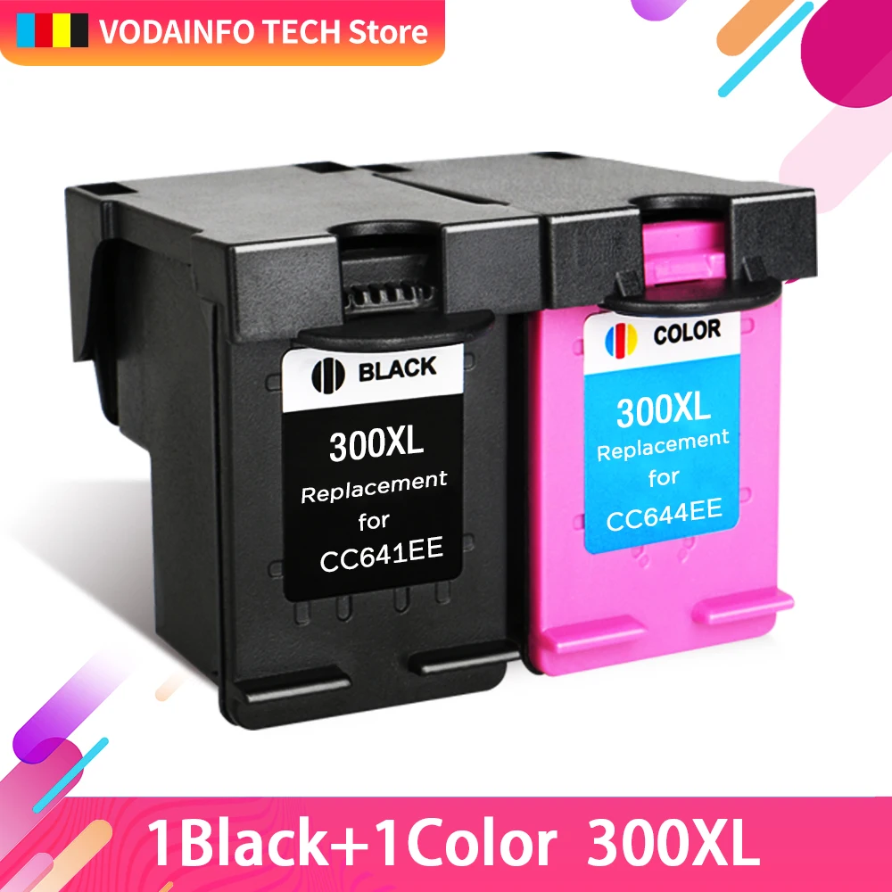QSYRAINBOW совместимый чернильный картридж 300XL для hp 300 XL hp300 Deskjet D1660 D2500 D2560 D2660 D5560 F2420