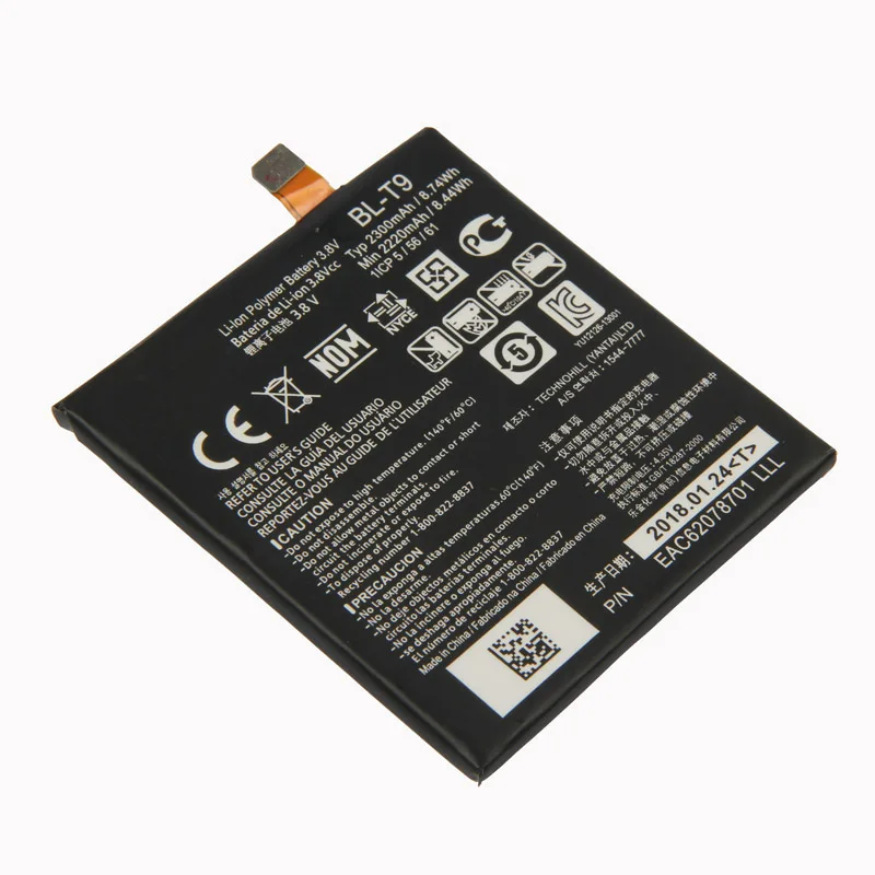 Оригинальный аккумулятор большой емкости для LG Google Nexus 5 E980 D821 D820 2300