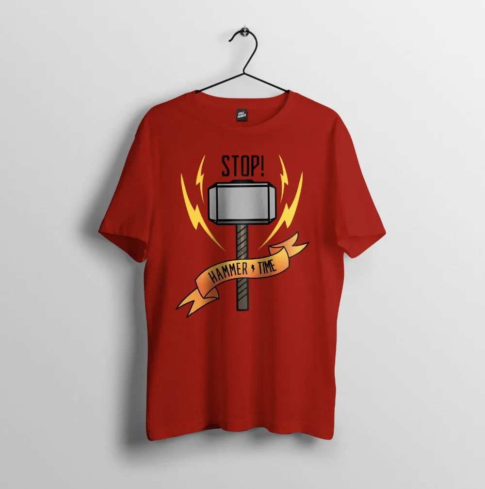 Stop!Thor Avenger Inspired Design-мужские очень популярные Стильные облегающие хлопковые