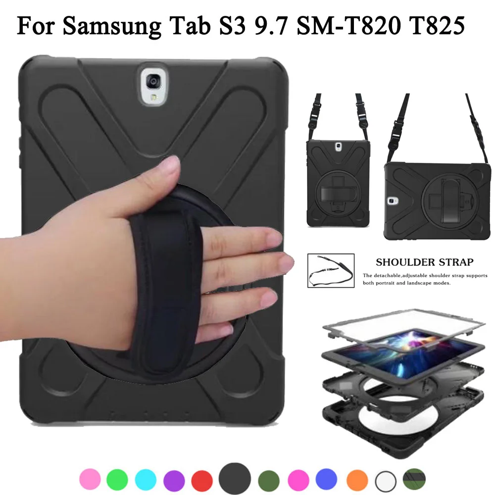 Чехол для Samsung Galaxy Tab S3 9 7 SM T820 T825 крышка дети Безопасный противоударный Heavy Duty